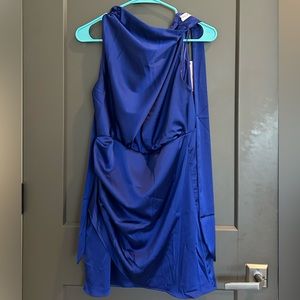Hello Molly Semi Formal Mini Dress- Blue